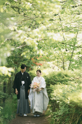 ONE PHOTO WEDDING 旧軽井沢KIKYO_雲場池