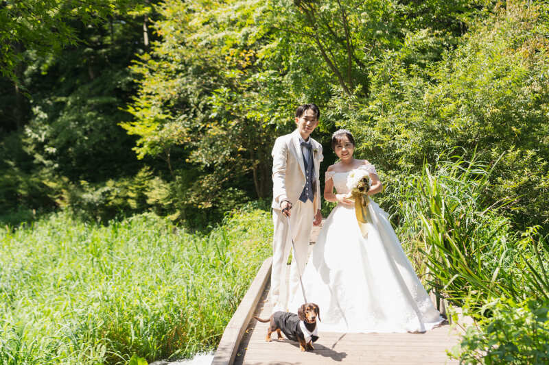 STYLE+軽井沢_ペットと一緒に撮影できる