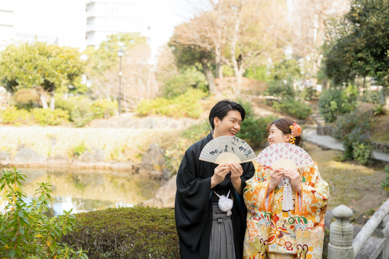 思わず笑いあった瞬間も逃さず撮影。