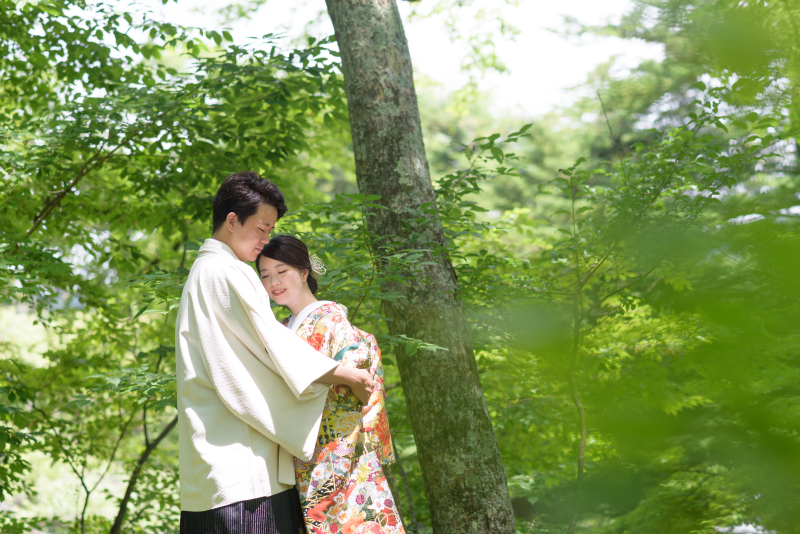 【諏訪神社撮影プラン】上質色打掛×袴【レタッチ済100枚以上全データ付き】