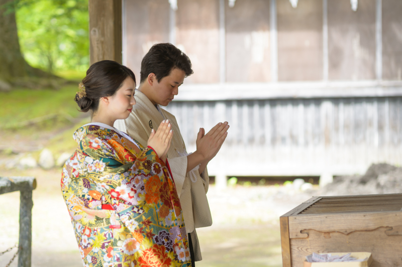 【諏訪神社撮影プラン】上質色打掛×袴【レタッチ済100枚以上全データ付き】