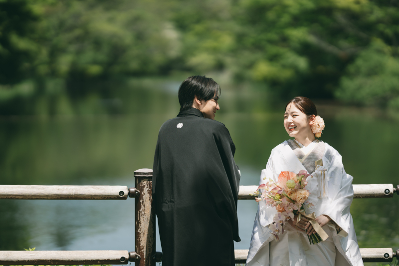 和洋装ロケーションプラン|和装洋装1着ずつ・ロケ2ヶ所・衣装事前試着・ヘアメイク・150カット付