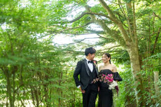 ※人気No.1※新緑フォト【洋装ロケーション撮影】選べるドレス&times;タキシード、ヘアメイク、データ100枚