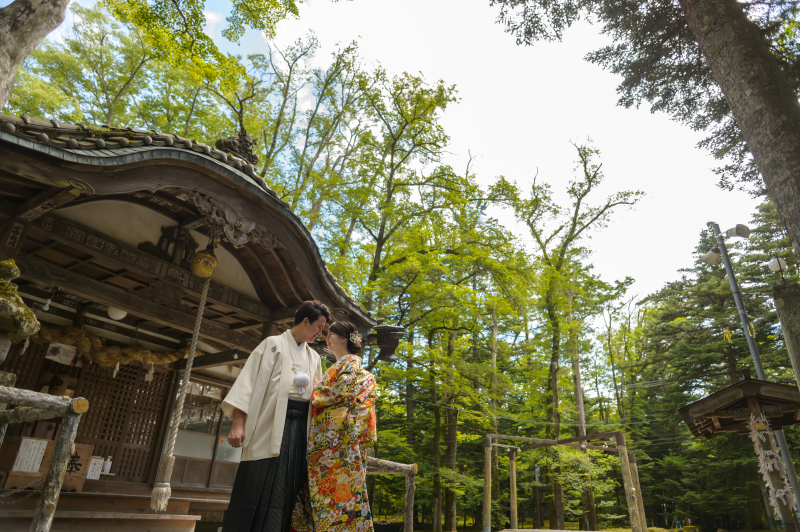 【諏訪神社撮影プラン】上質色打掛×袴【レタッチ済100枚以上全データ付き】
