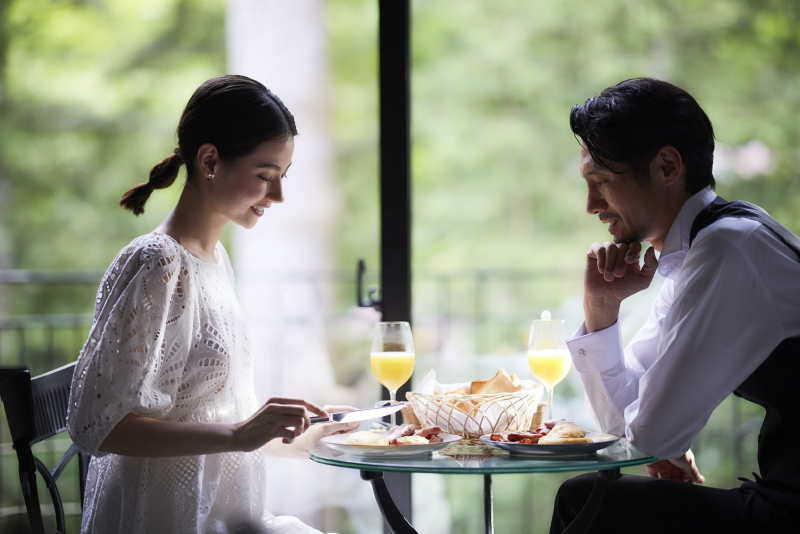 平日撮影【ホテル宿泊+ 朝食付】洋装フォト& ステイラグジュアリープラン