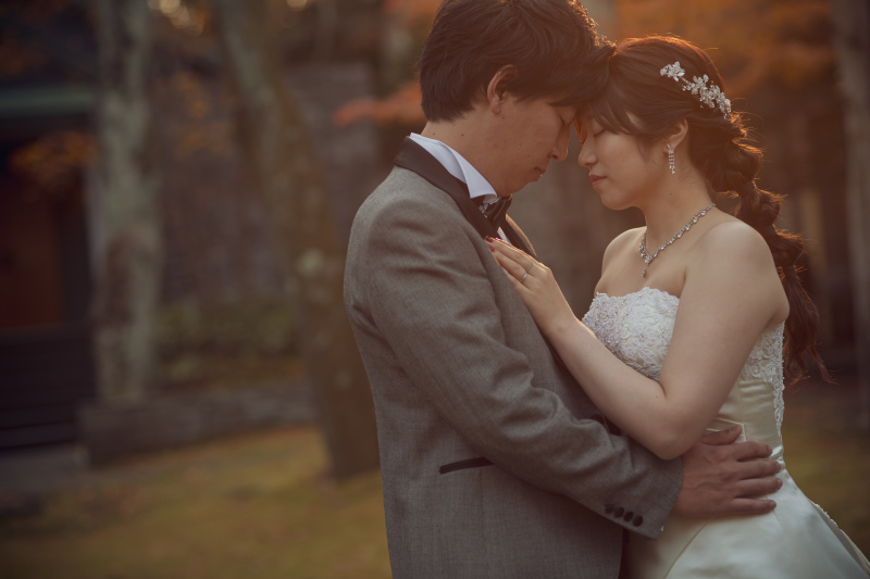 冬季限定【澄んだ空気に煌めくキャンドルライト&ランタン】チャペル・中庭撮影プラン｜洋装1着・ヘアメイク・レタッチ済データ100枚