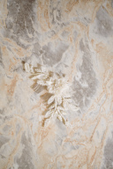 ホワイトフラワーヘッドコーム