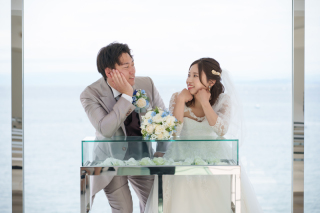 洋装×チャペル、館内ロケーション