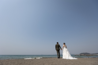 洋装×チャペル、ロケーション