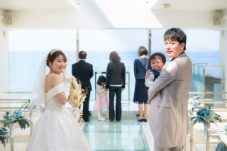 【ファミリーフォトウェディング】洋装×２ロケーション