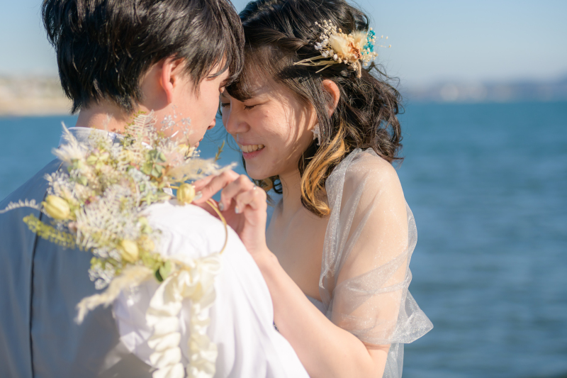 距離を近づけて