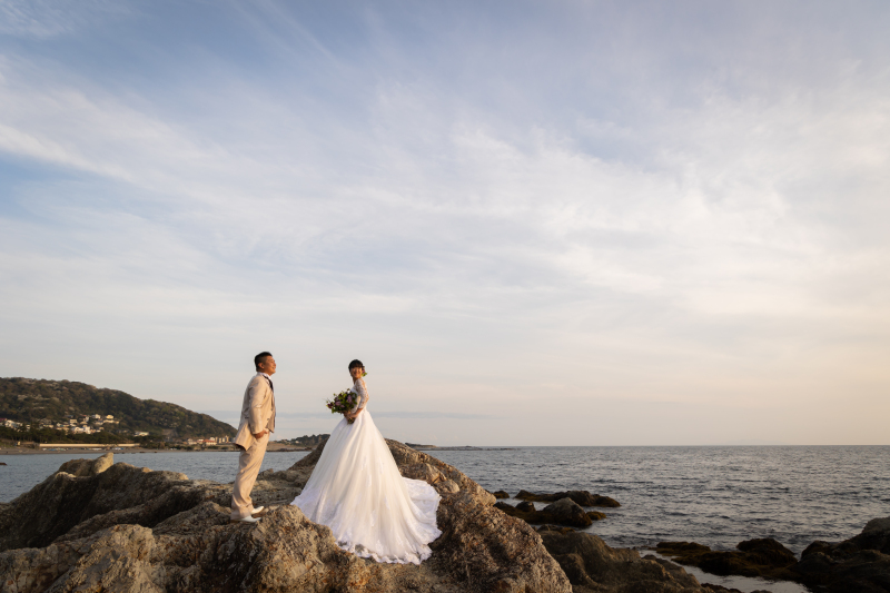 水彩画のような空