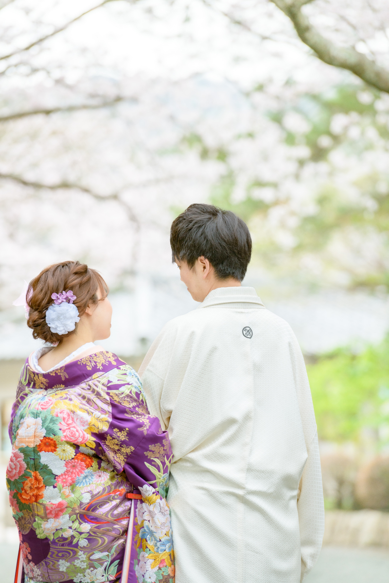 和装×桜ロケーション