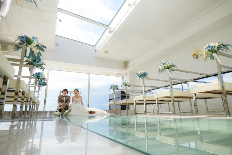 お色直し・チャペルへ移動して