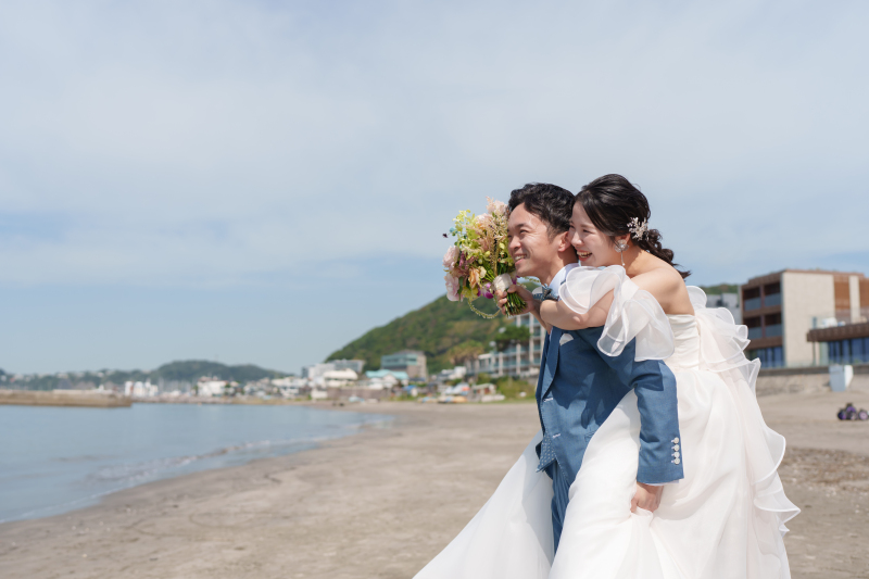 波音に寄り添うふたり