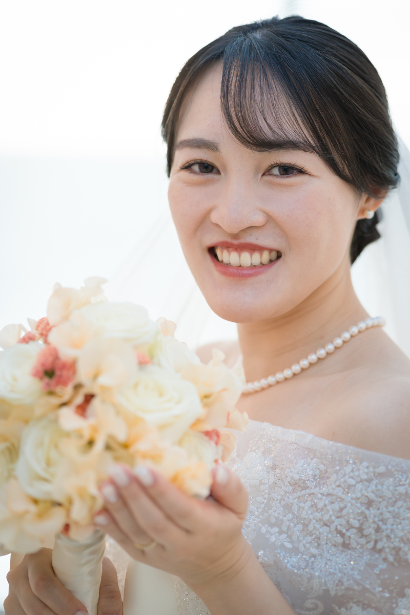 自然体の微笑み