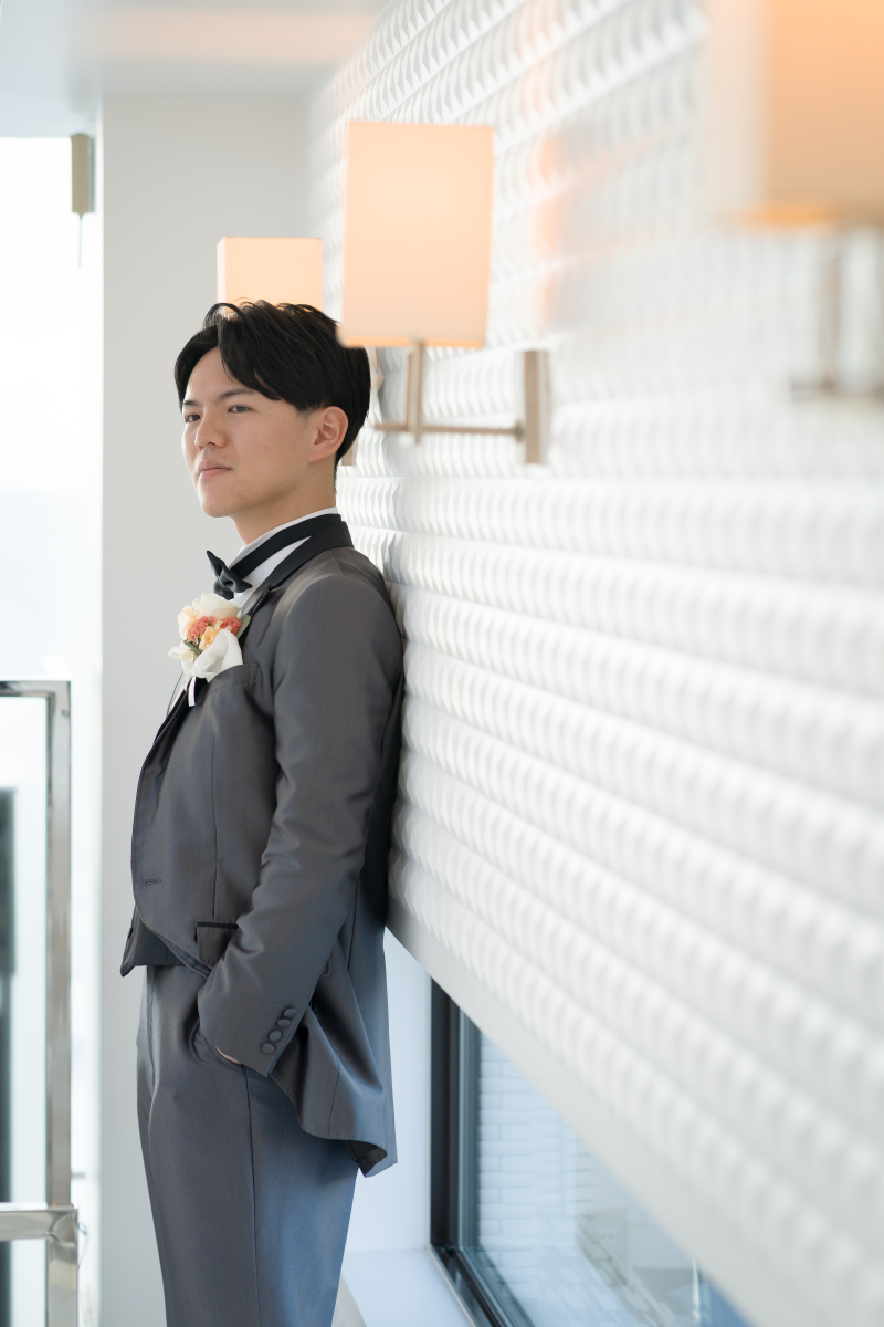 凛とした立ち姿