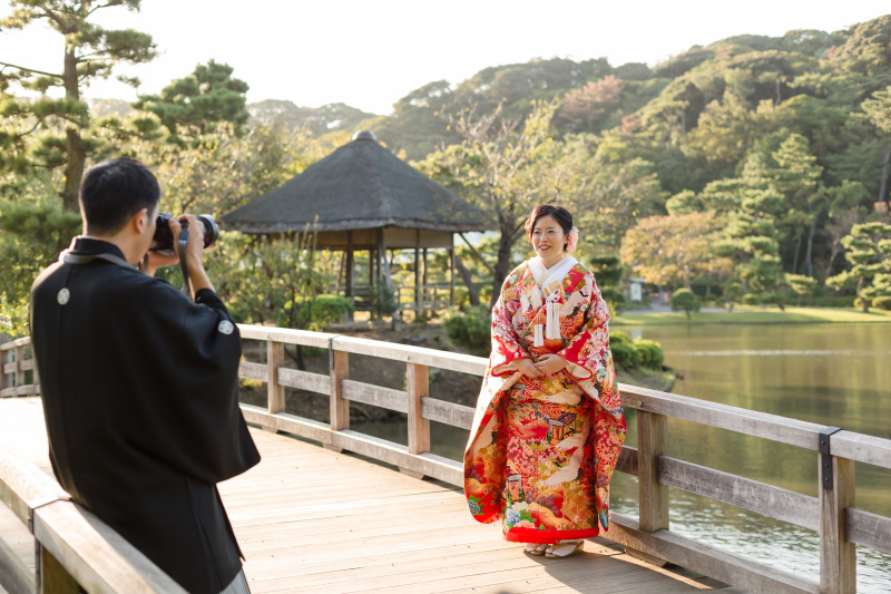 カメラマンのご新郎様もモデルです