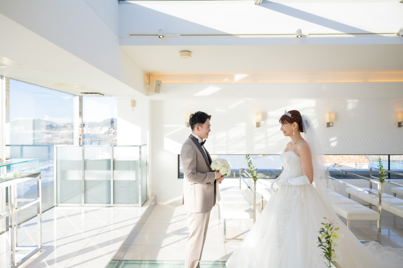 嬉しそうな新郎様