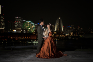 洋装×ロケーション