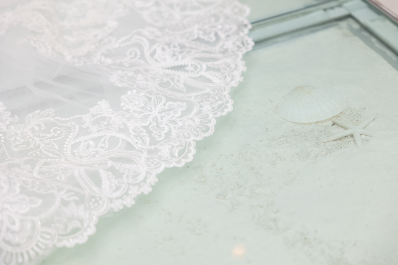 砂浜のバージンロード