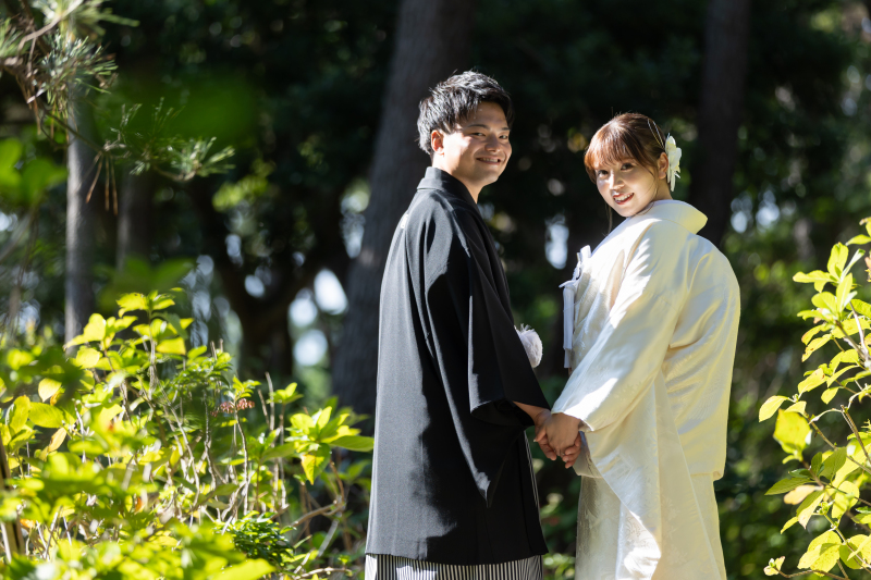 和装で撮影スタート！