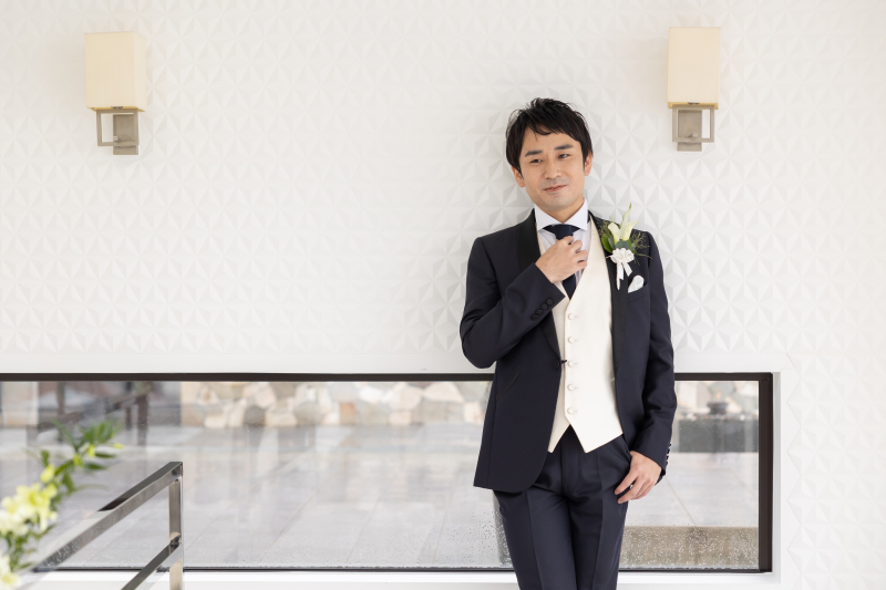 ソロショット　ー新郎様ー
