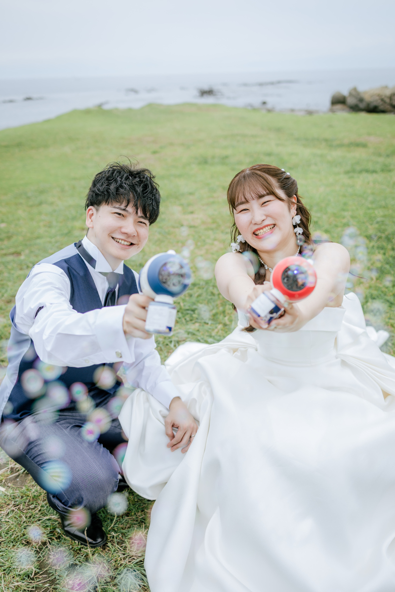無邪気な二人のまぶしい笑顔