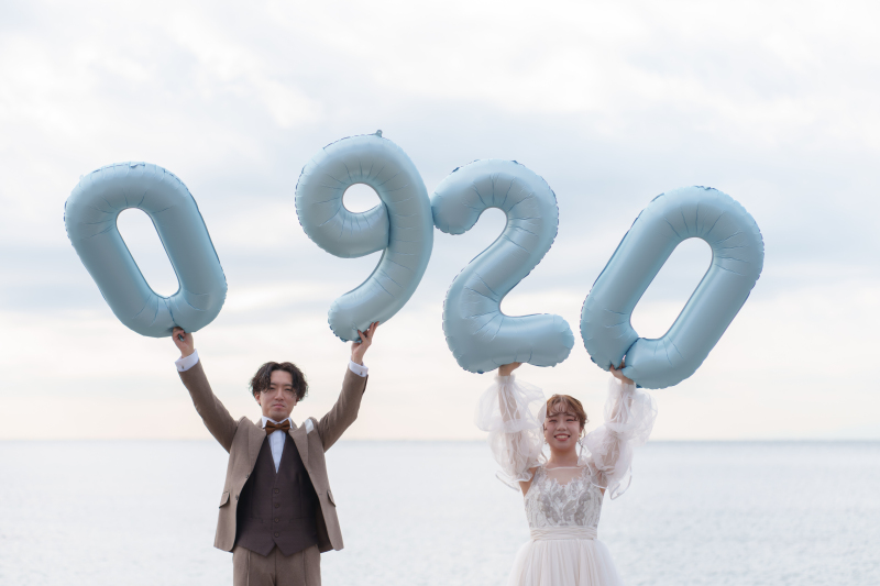 海辺の静かな演出