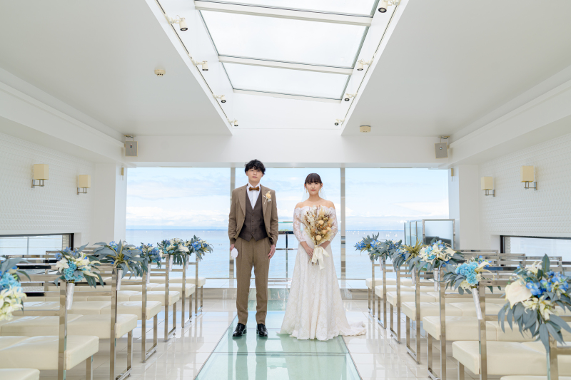 チャペルから撮影開始！