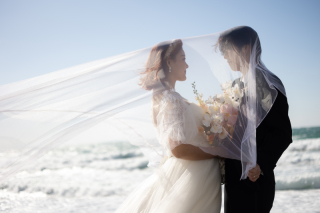 洋装×ロケーション