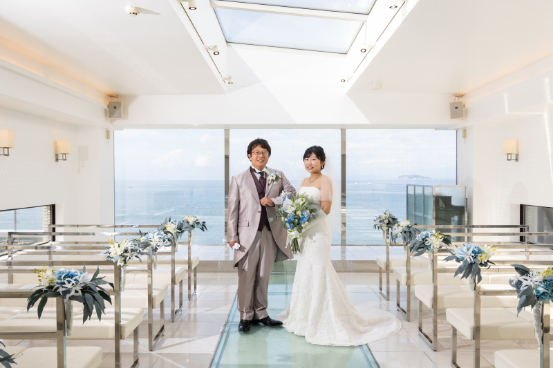 洋装×チャペル、ロケーション