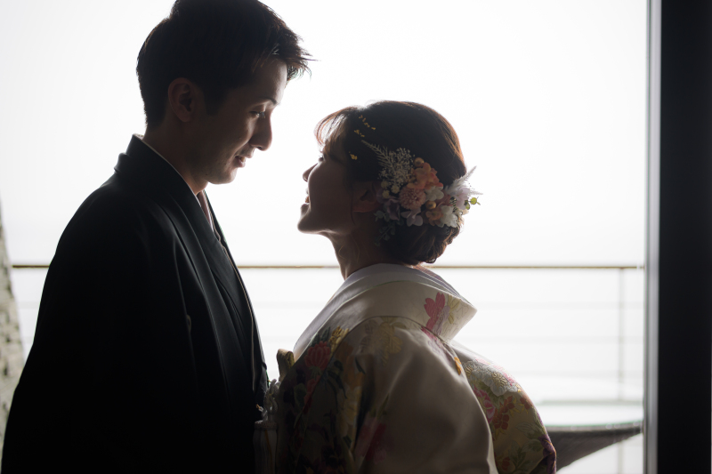 シルエット風ショット