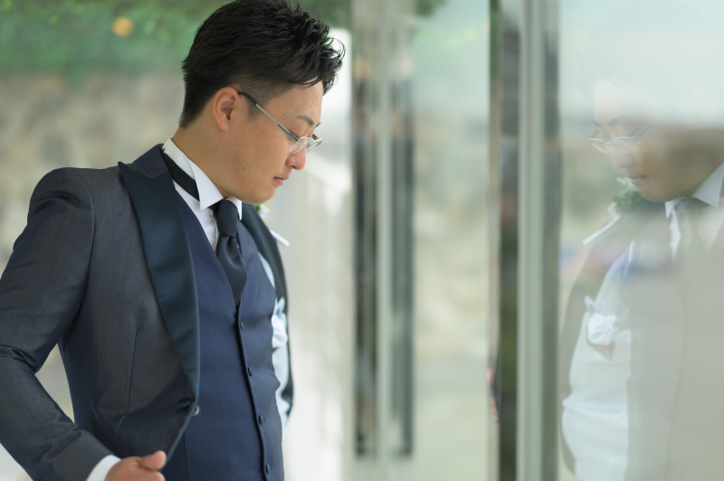 ソロショット　ー新郎様ー