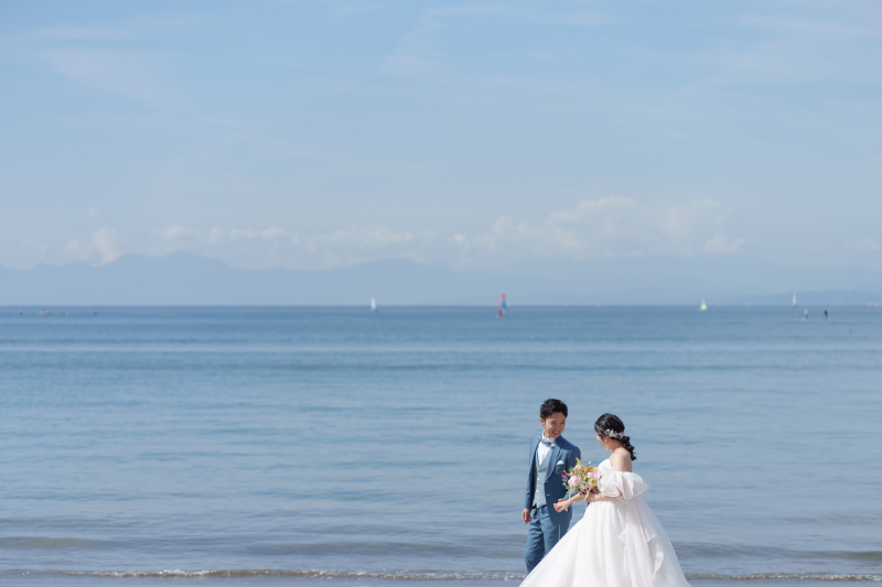 洋装×ロケーション