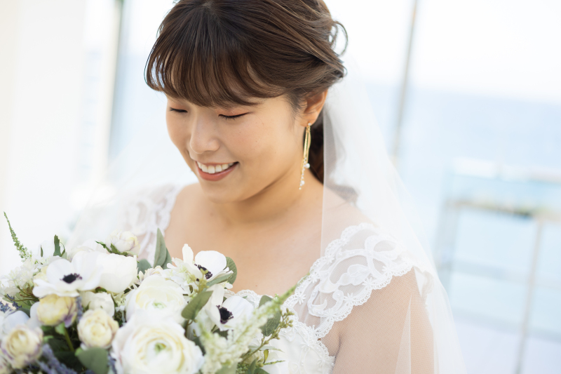 ソロショット　ー新婦様ー