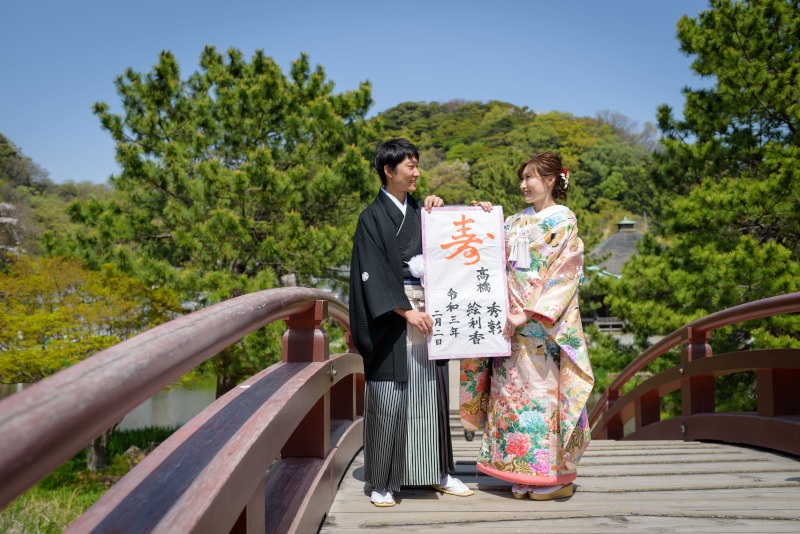 お二人手書きの書！