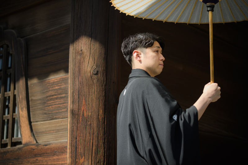 ソロショット　ー新郎様ー