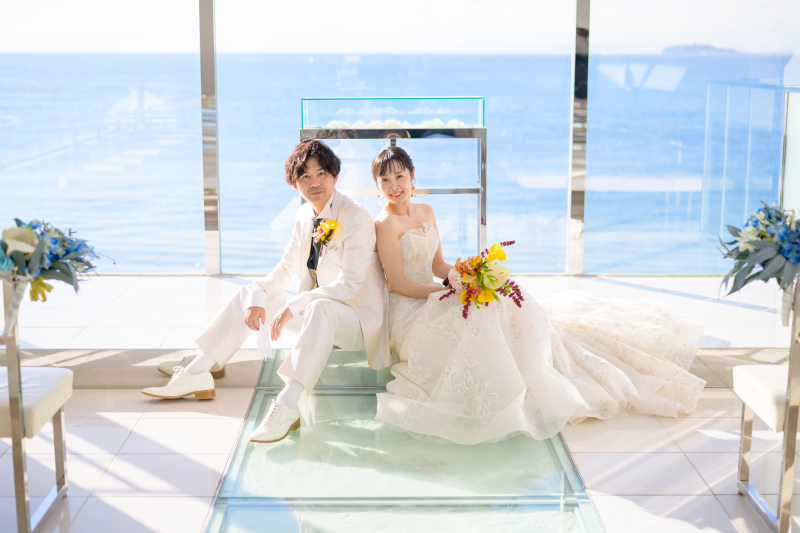 チャペルで撮影スタート！