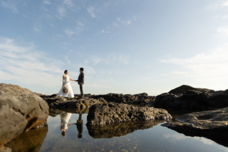 洋装×ロケーション