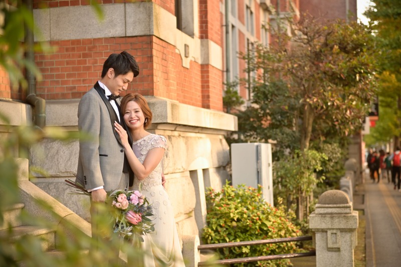 横浜の街並みで