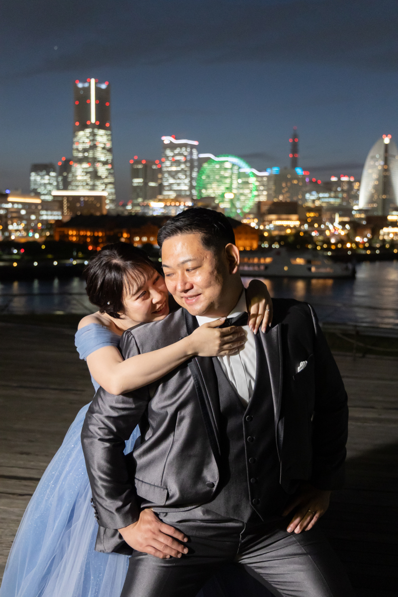 笑顔の輝きとおふたりの幸福感