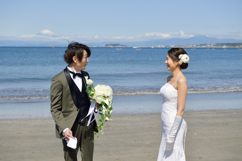 海岸でファーストミート