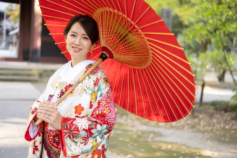 新婦ソロショット