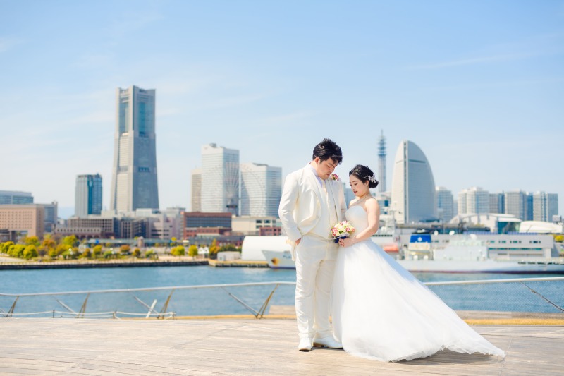 大桟橋でのPHOTOEDDING