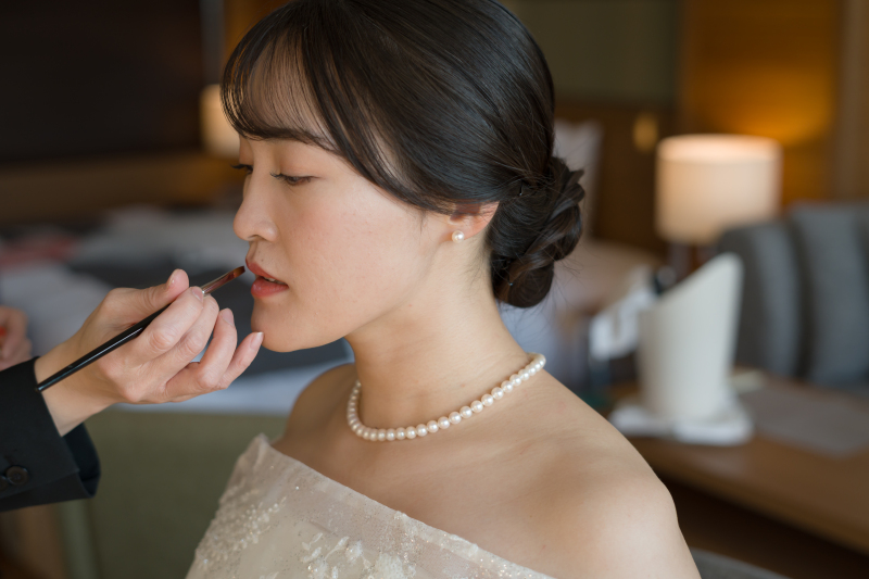 静かに始まる身支度