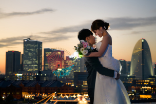 洋装×ロケーション