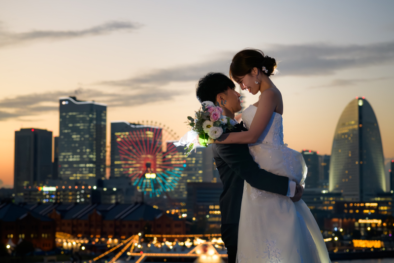 洋装×ロケーション