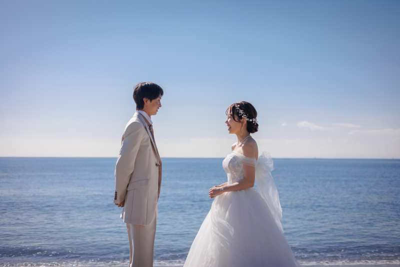 海原を背にした誓い