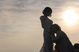 洋装×ロケーション